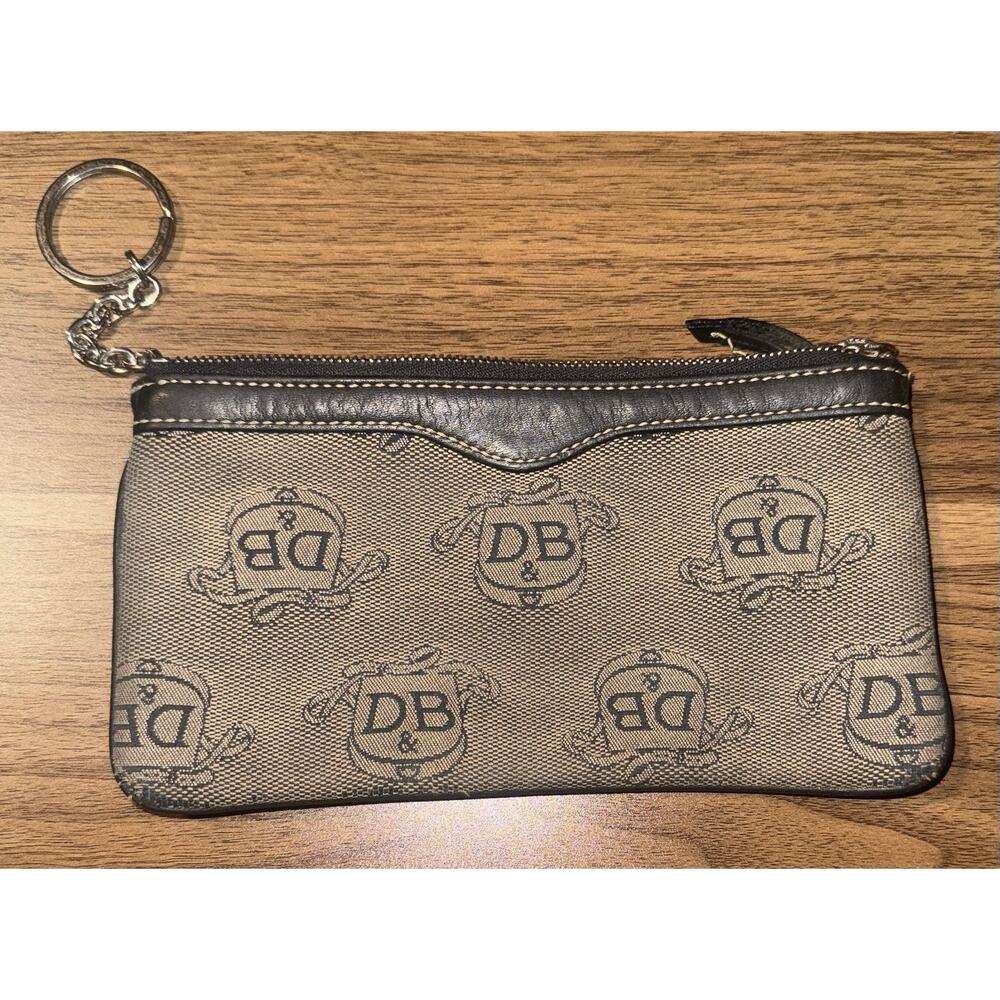 Vintage DOONEY & BOURKE DB Brown East West Signature Wristlet